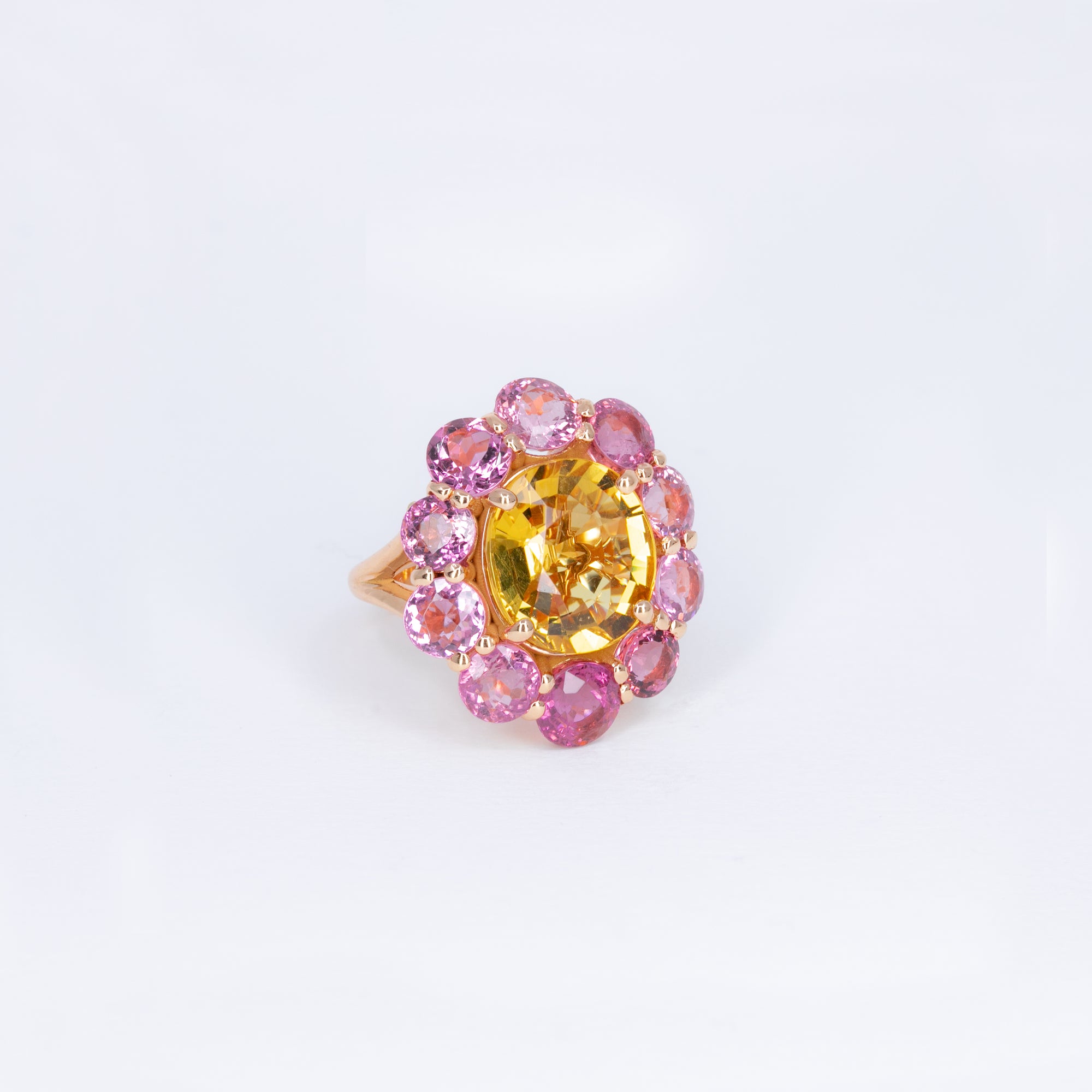 Bague Béryl et Spinelles
