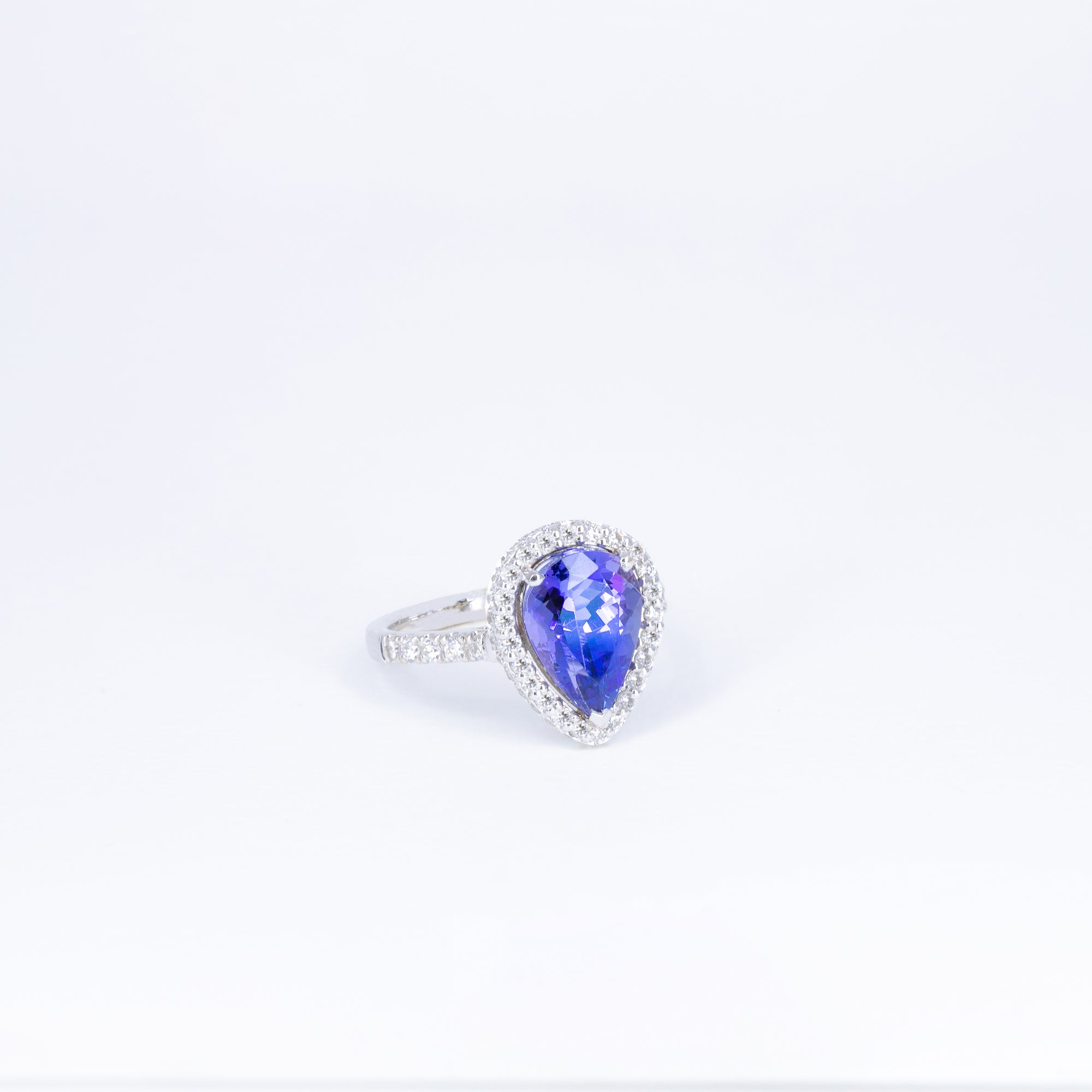 Bague Tanzanite Poire