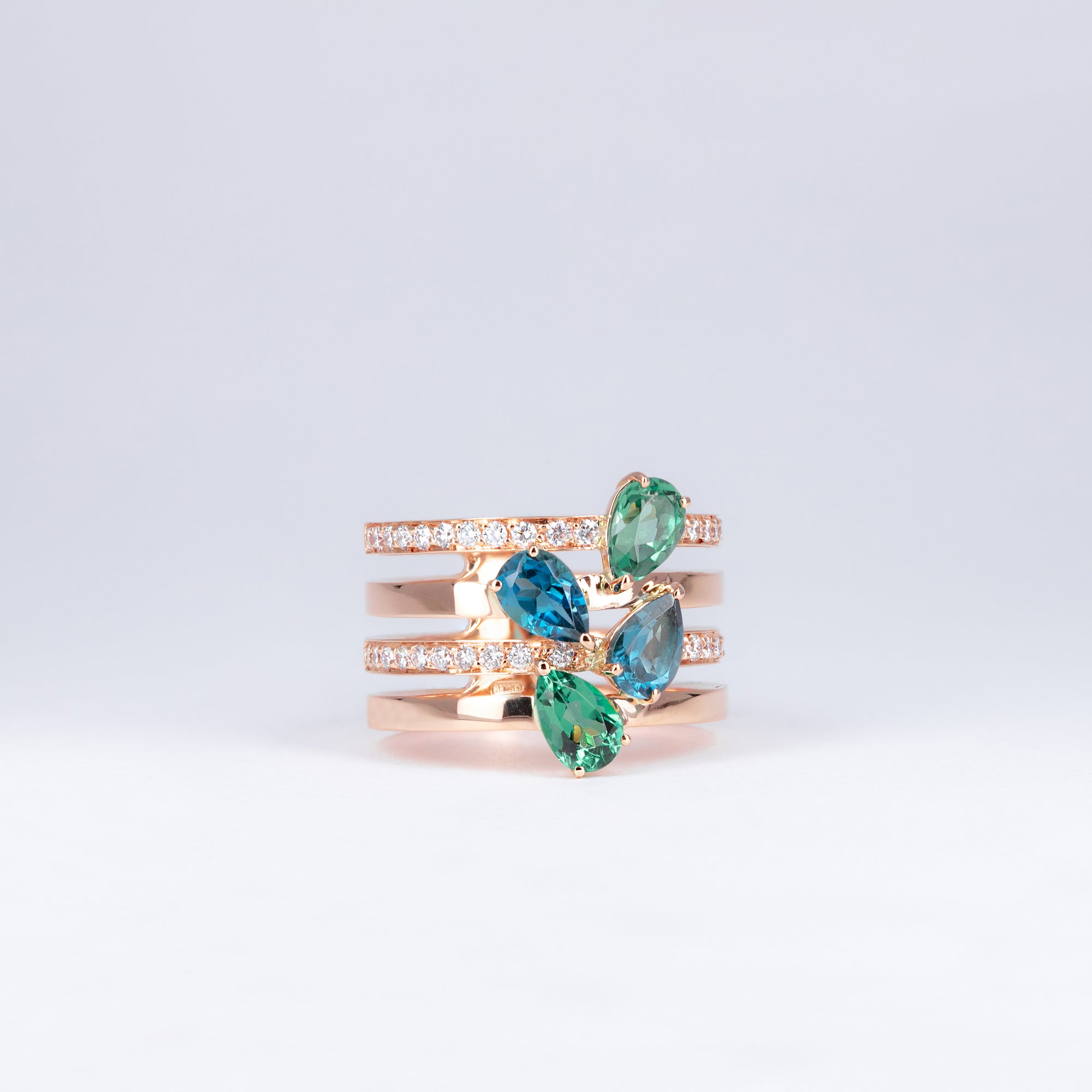 Bague Tourmalines
