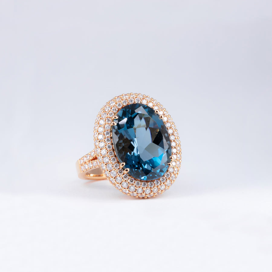 Bague Deep Blue