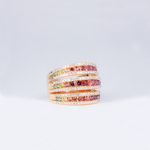 Bague Arc en Ciel