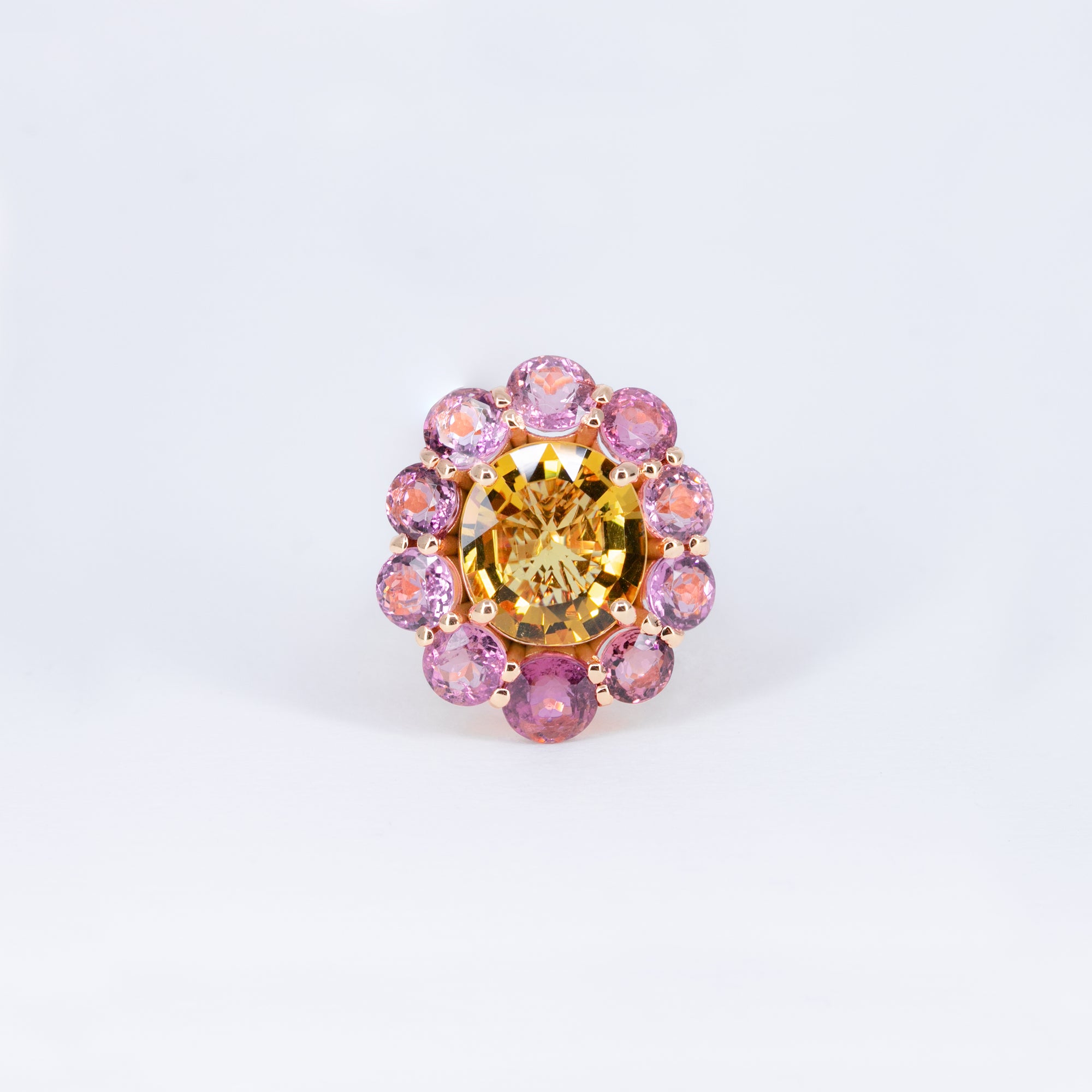 Bague Béryl et Spinelles