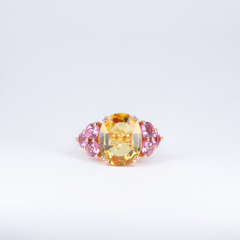 Bague Béryl et Spinelles