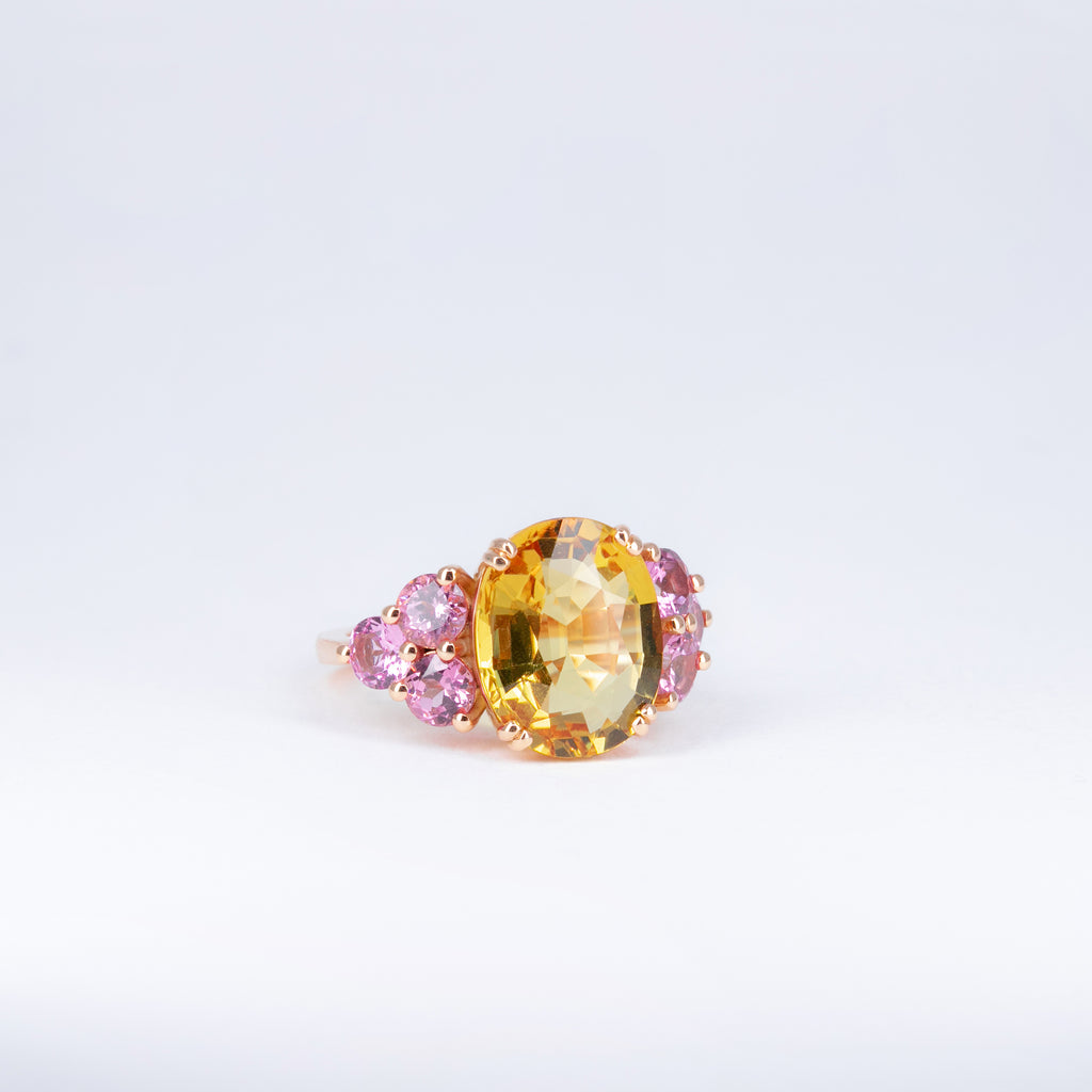 Bague Béryl et Spinelles