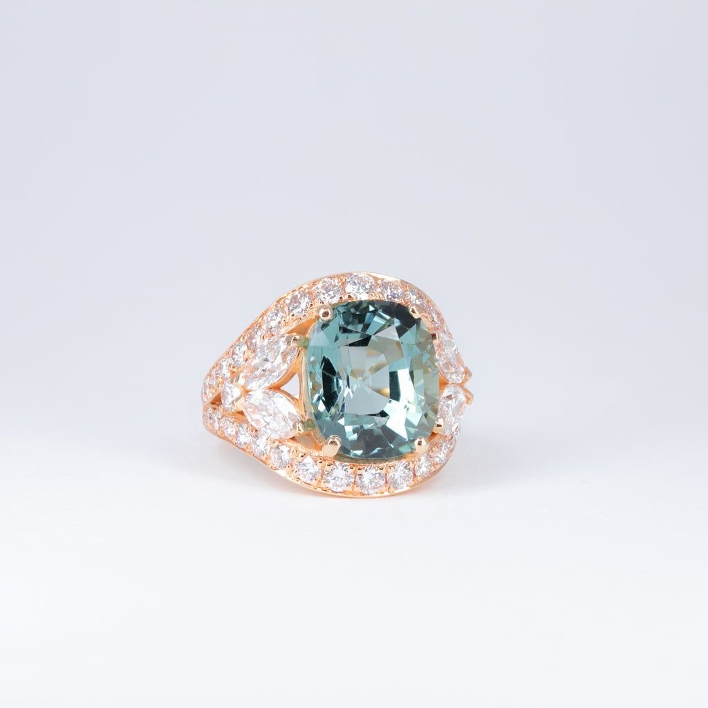 Bague Bleu Lagon