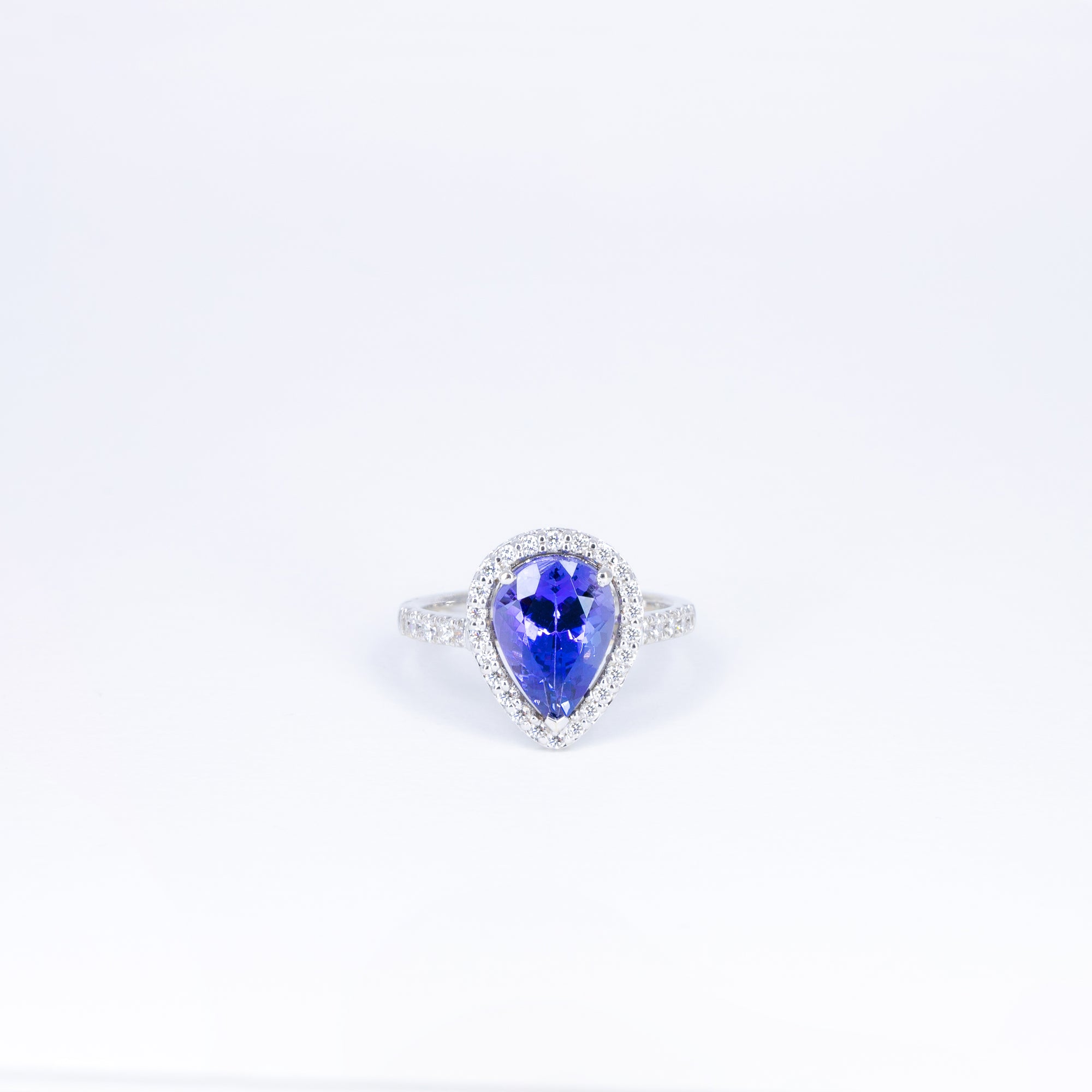 Bague Tanzanite Poire