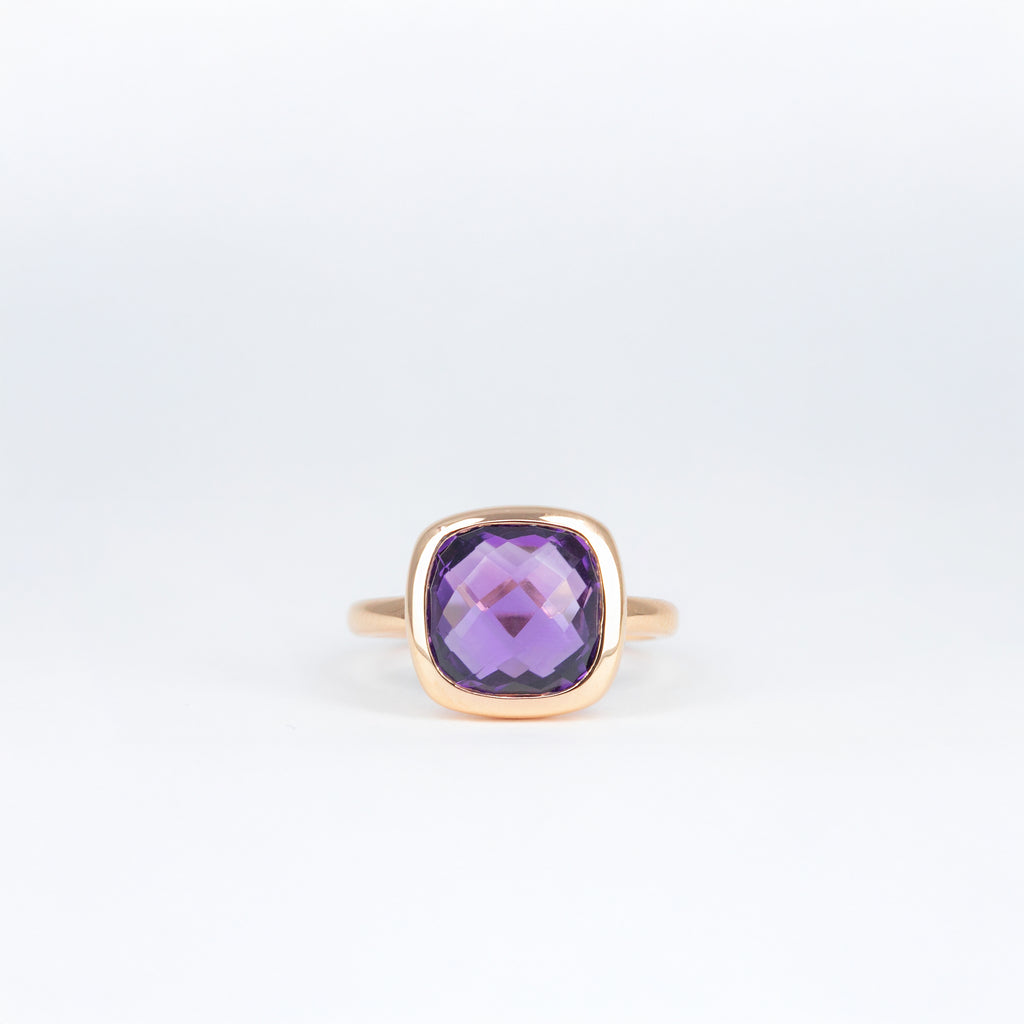 Bague Améthyste Coussin