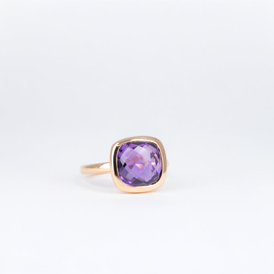 Bague Améthyste Coussin