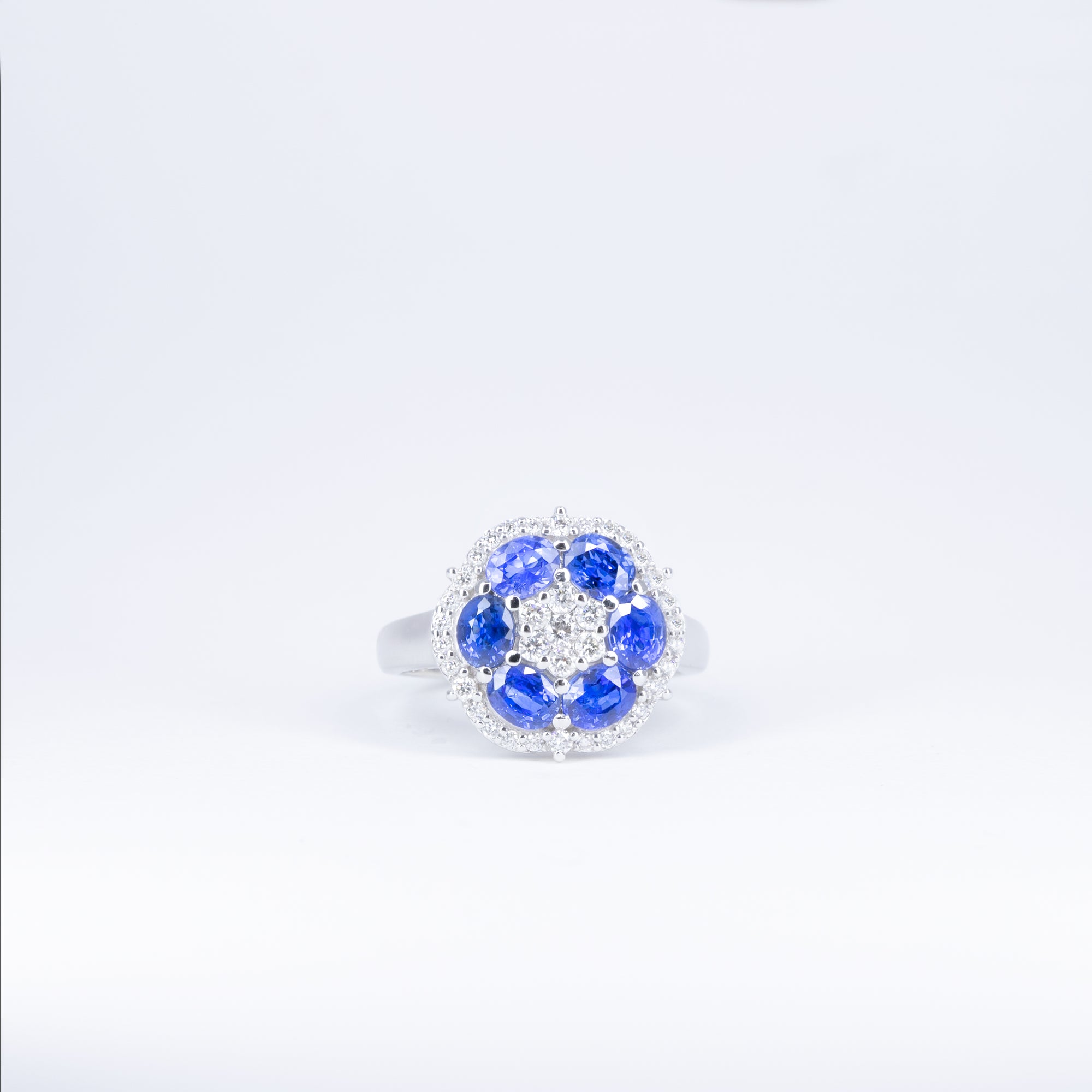 Bague Saphirs Ovale