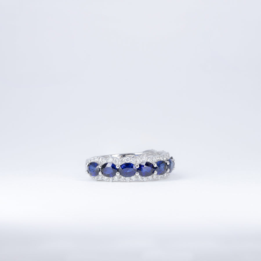 Bague Neuf Saphirs