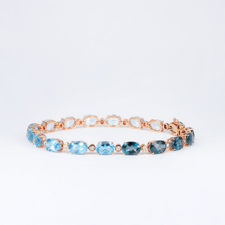 Bracelet Dégradé Topaze