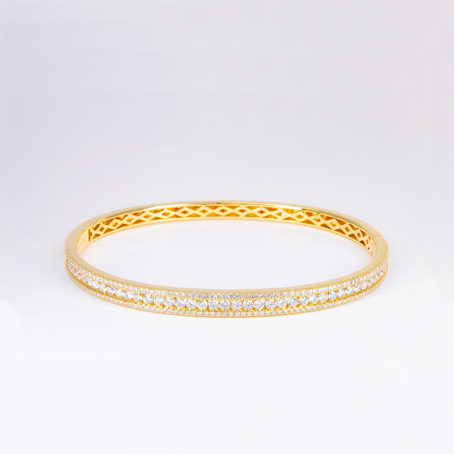 Bracelet Or Jaune et Diamants