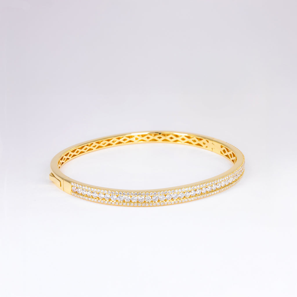 Bracelet Or Jaune et Diamants