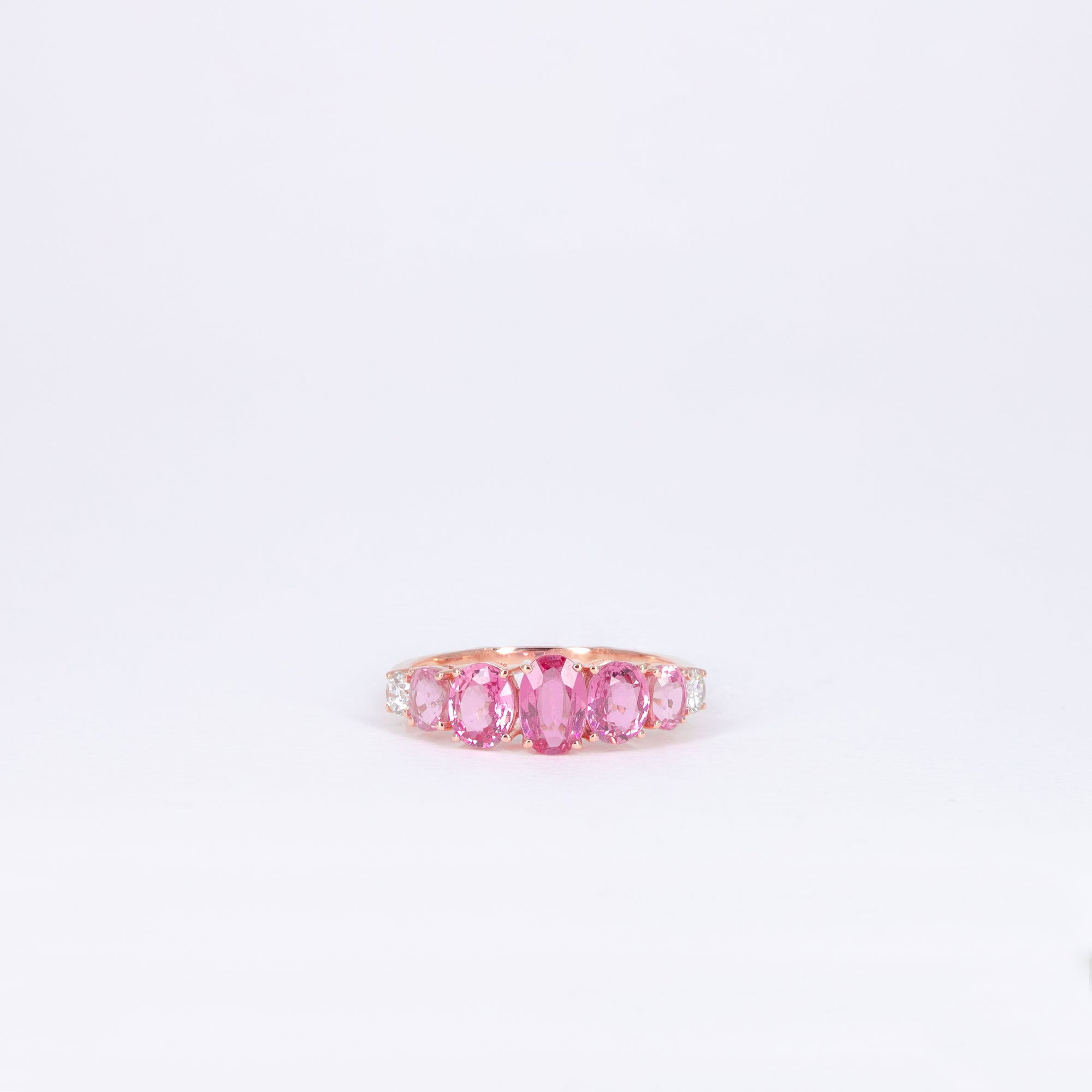 Bague Saphirs Roses