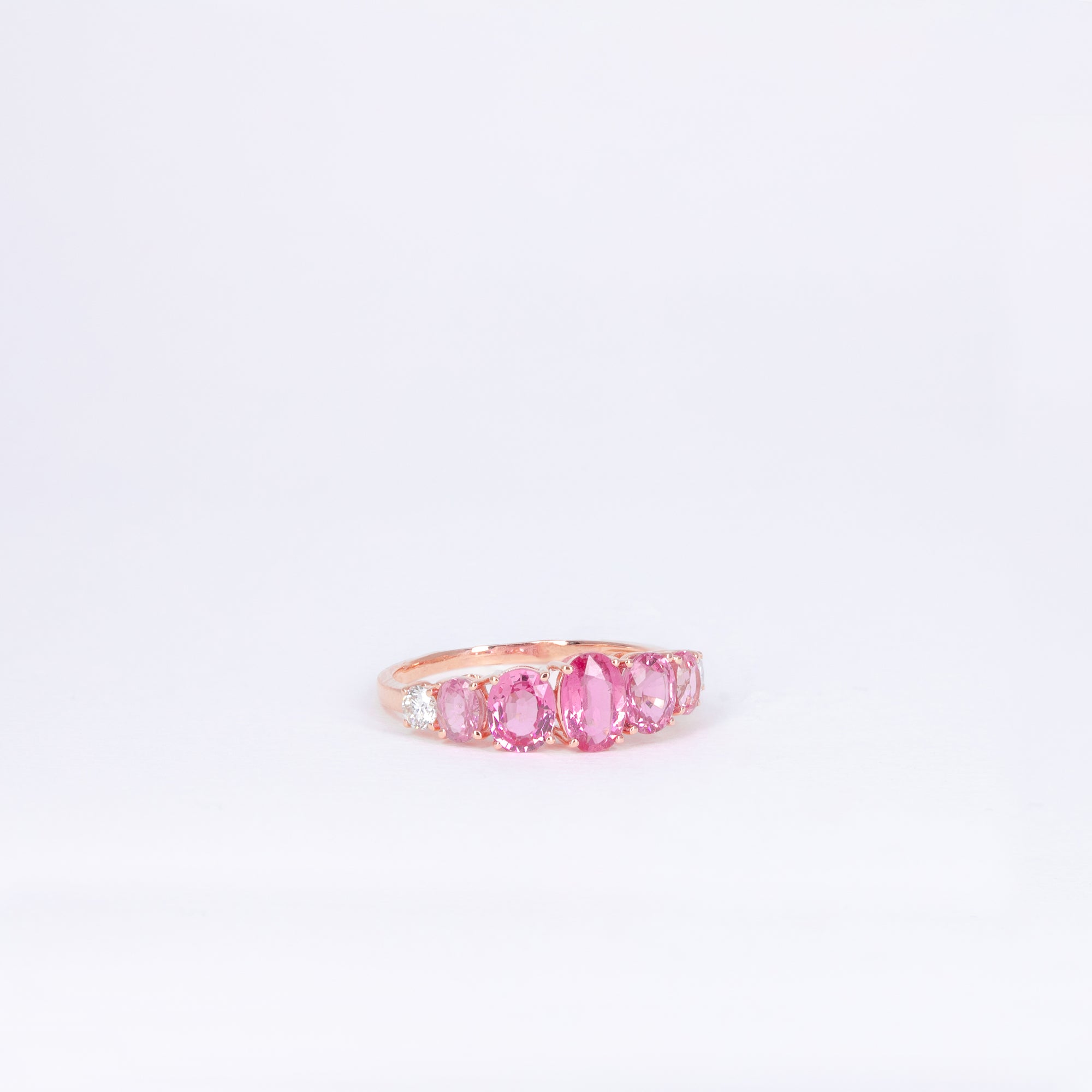 Bague Saphirs Roses
