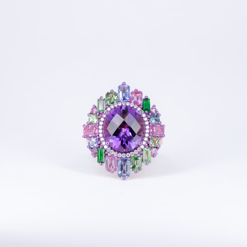 Bague Améthyste Briolette