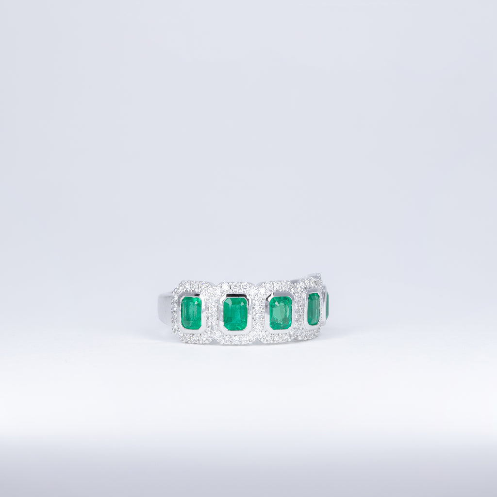 Bague Galerie d’Émeraudes