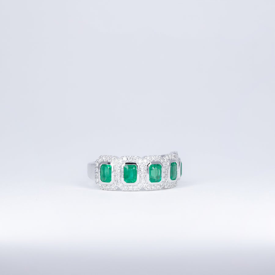 Bague Galerie d’Émeraudes