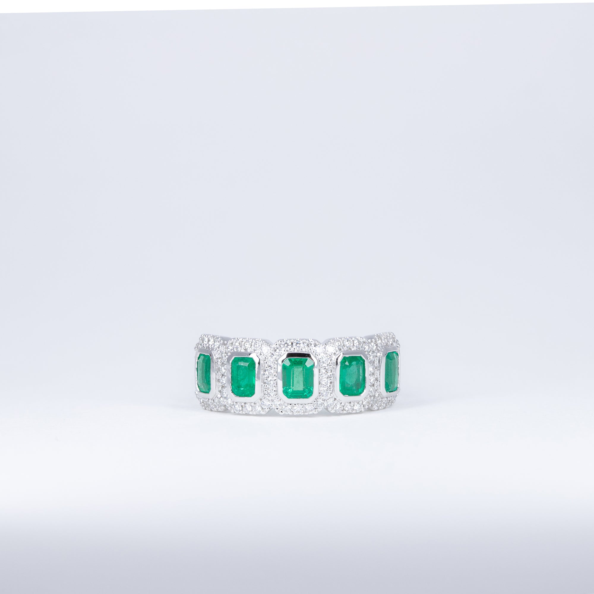Bague Galerie d’Émeraudes