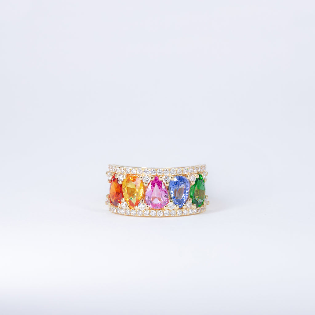 Bague arlequin