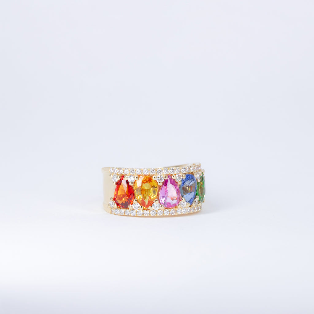 Bague arlequin