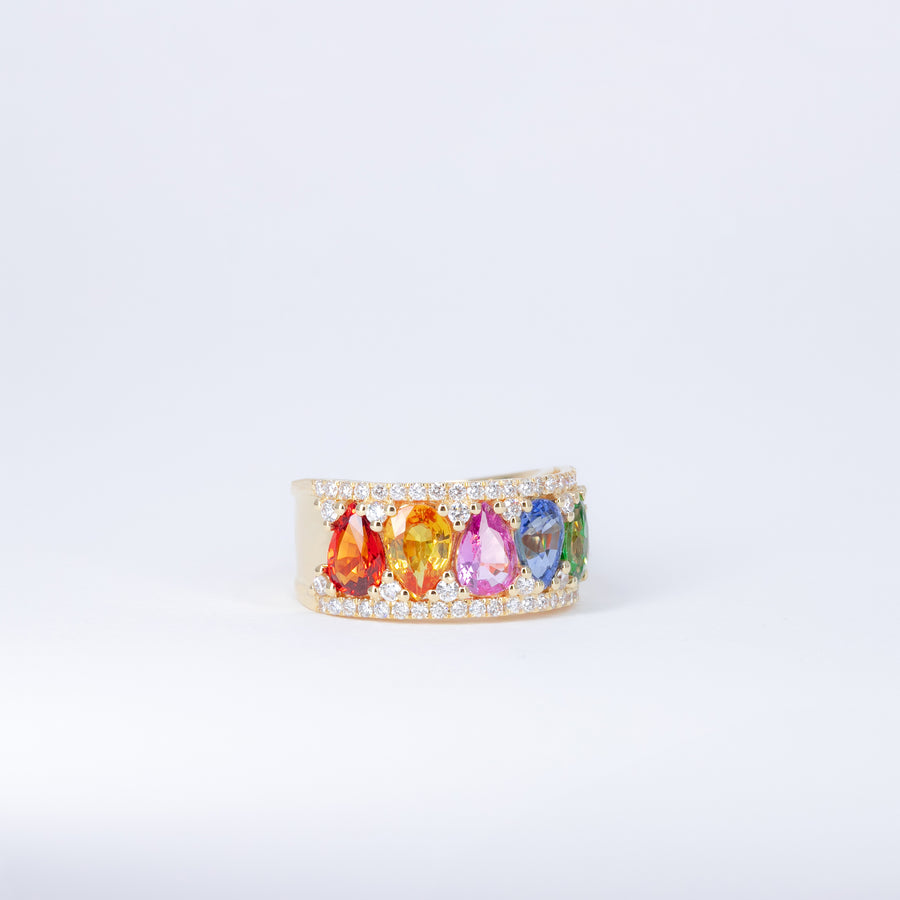 Bague arlequin