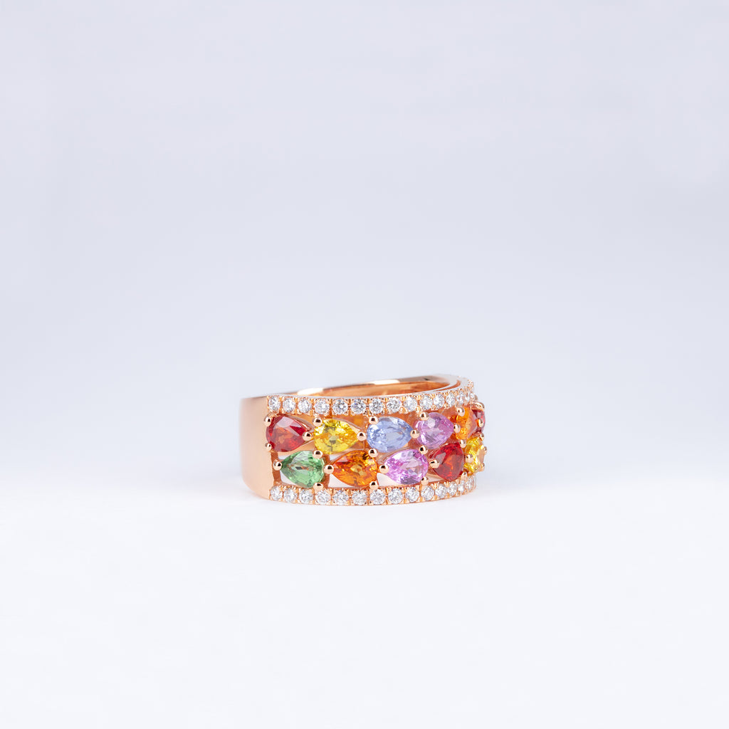 Bague Arc en Ciel