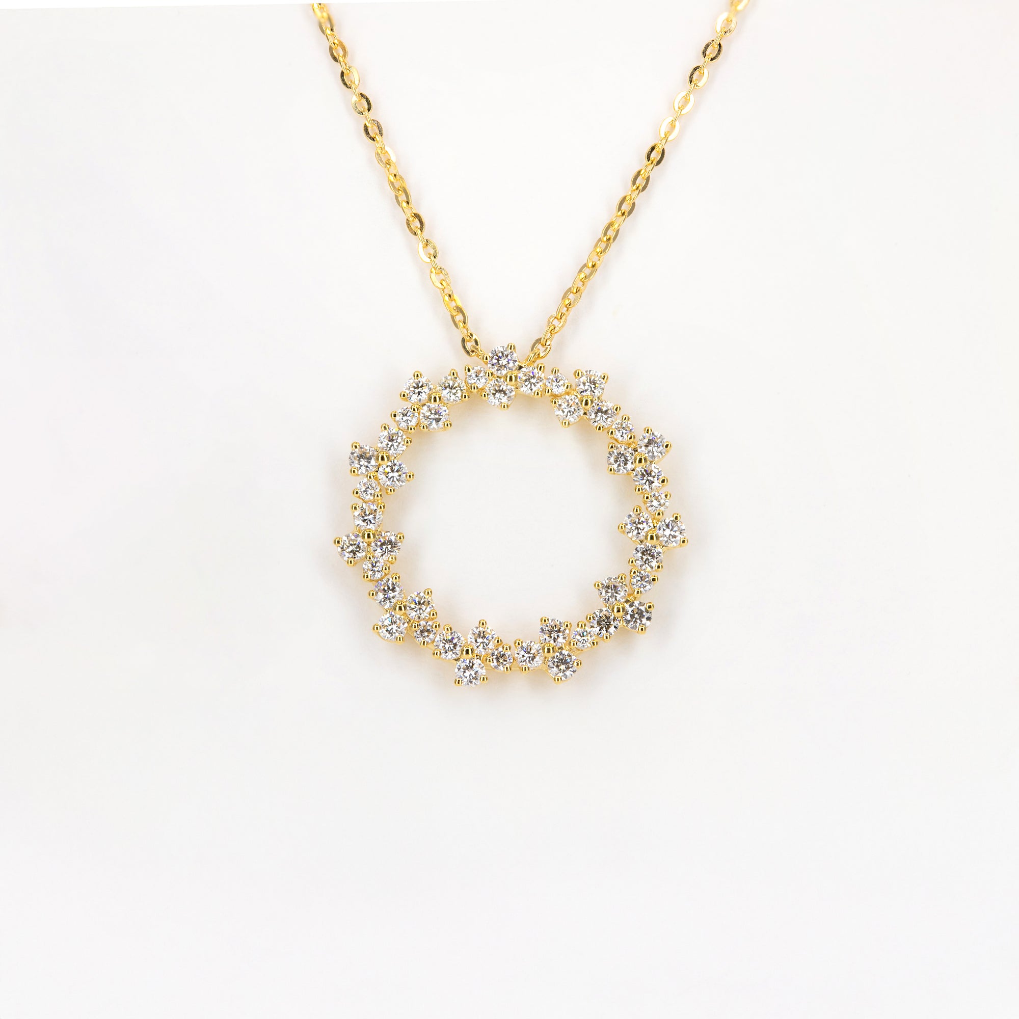 Collier Or Jaune et Diamants