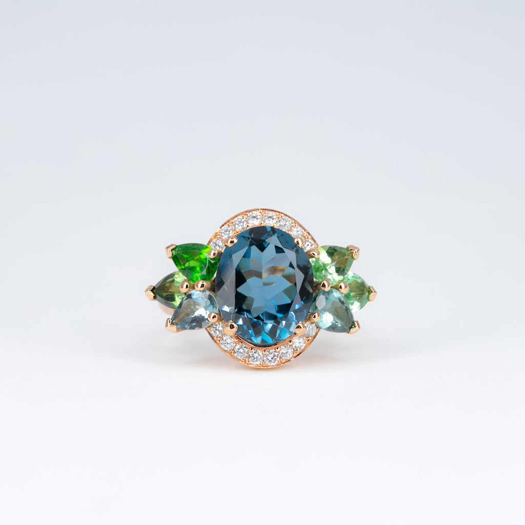 Bague London Blue