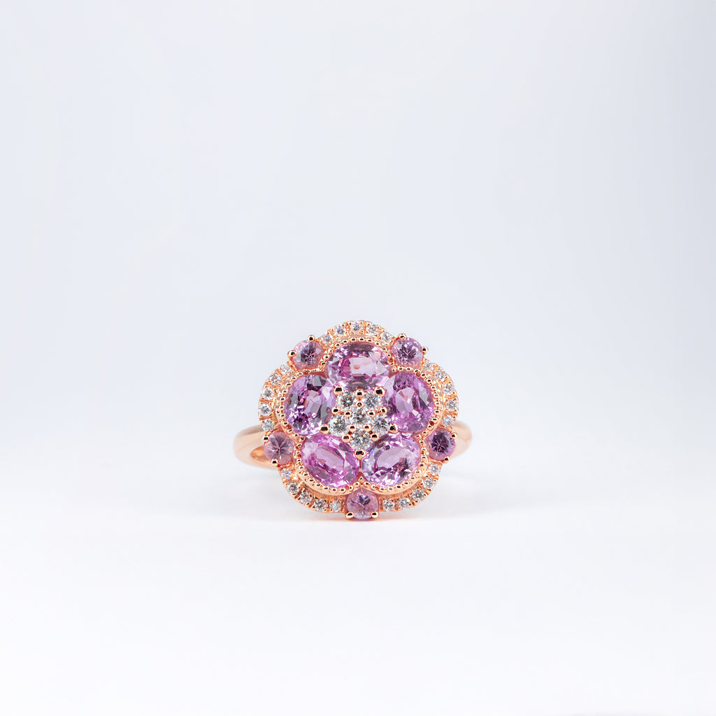 Bague fleur de shapir
