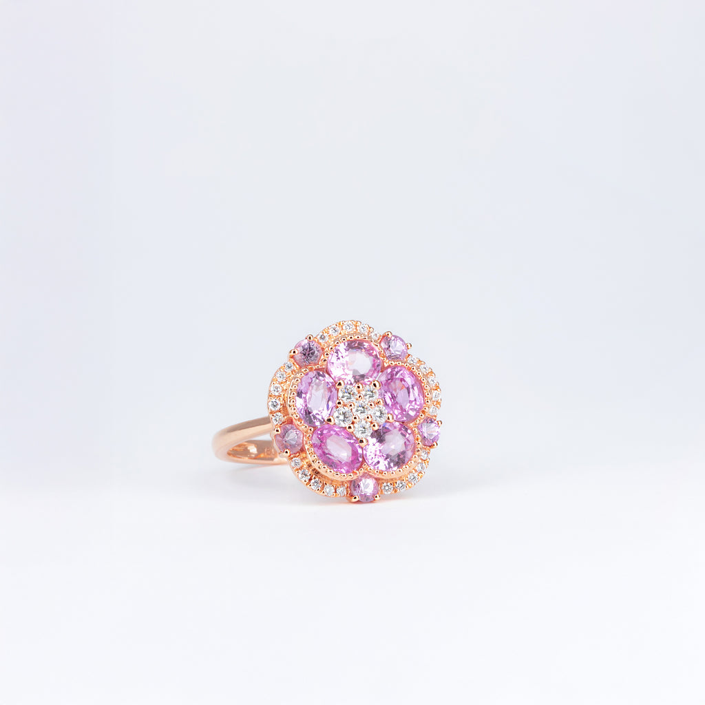 Bague fleur de shapir