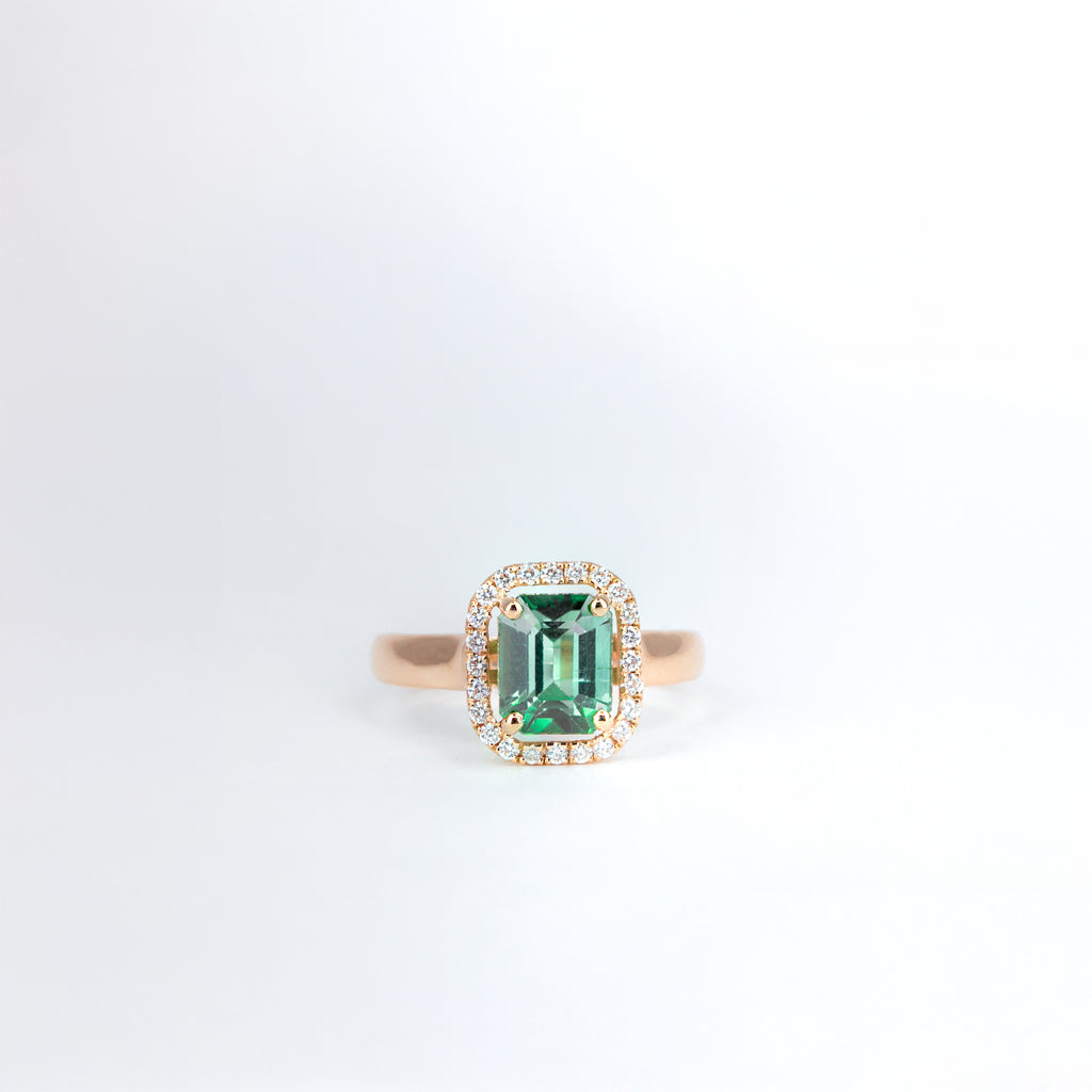 Bague Icone tourmaline verte