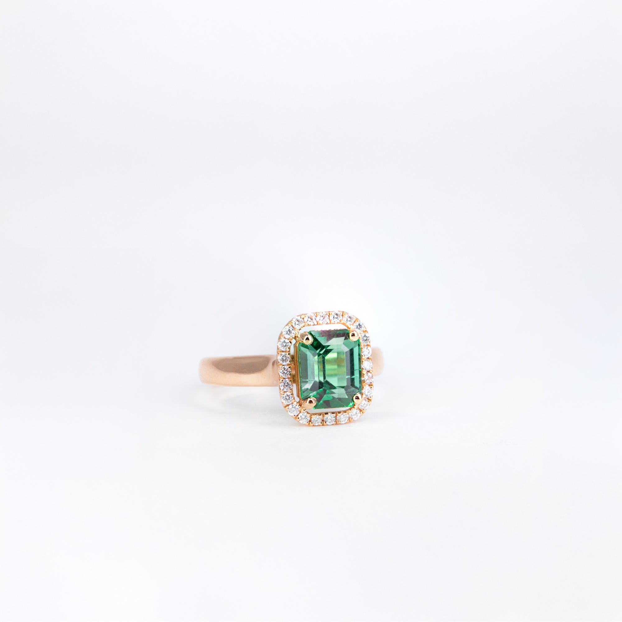 Bague Icone tourmaline verte