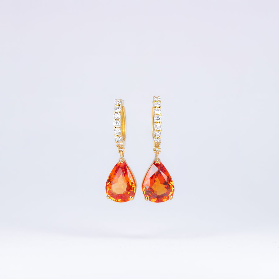 Boucles d’oreilles Duo Spessartites