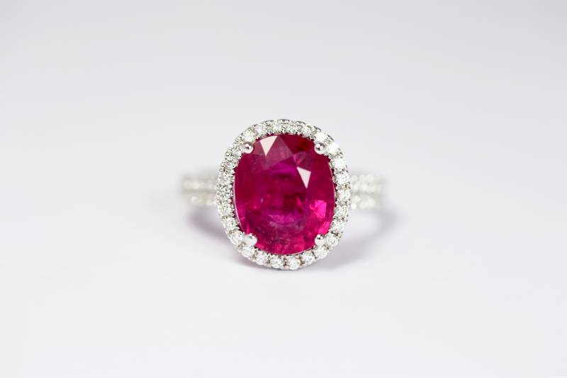 Bague tourmaline Bordeaux